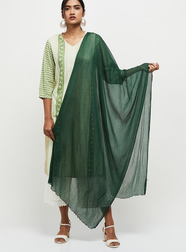 Women Solid Dupatta