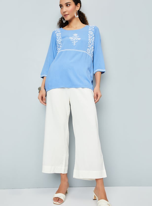 Women Solid Palazzos