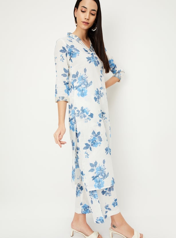 Women Floral Printed Kurta Set