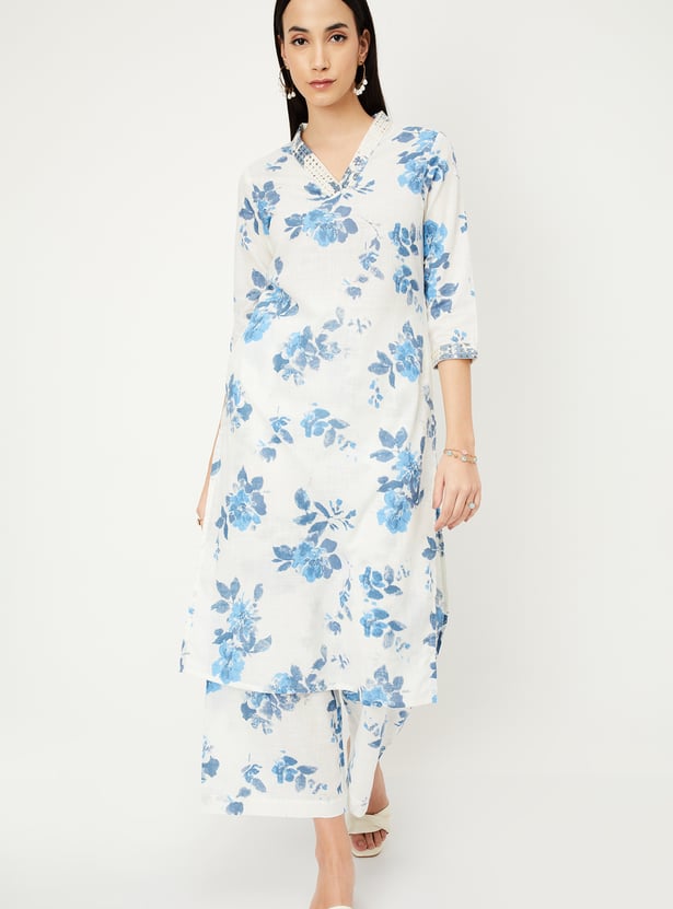 Women Floral Printed Kurta Set