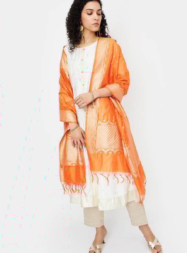 Kalki x Max Women Woven Design Dupatta