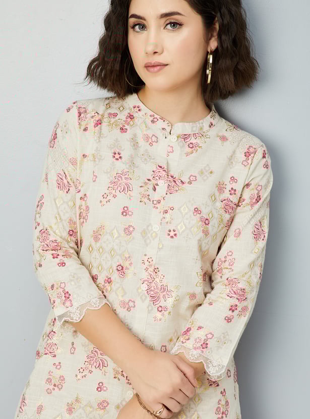 Women Floral Printed Kurta Set