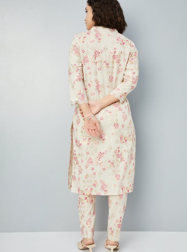Women Floral Printed Kurta Set