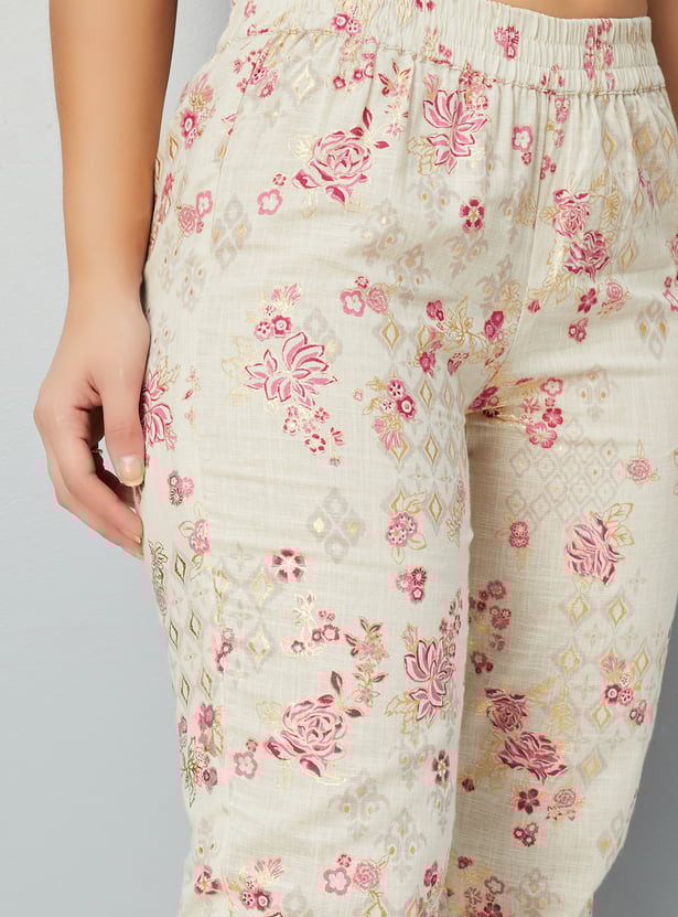 Women Floral Printed Kurta Set