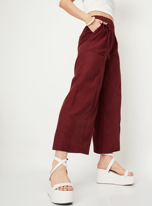 Kalki x Max Women Solid Palazzos