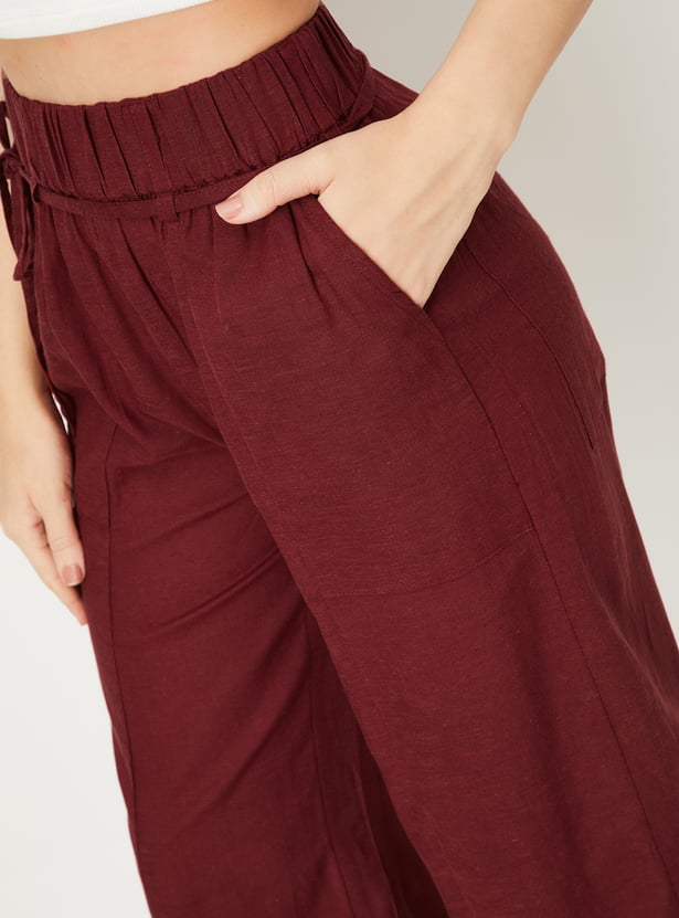 Kalki x Max Women Solid Palazzos