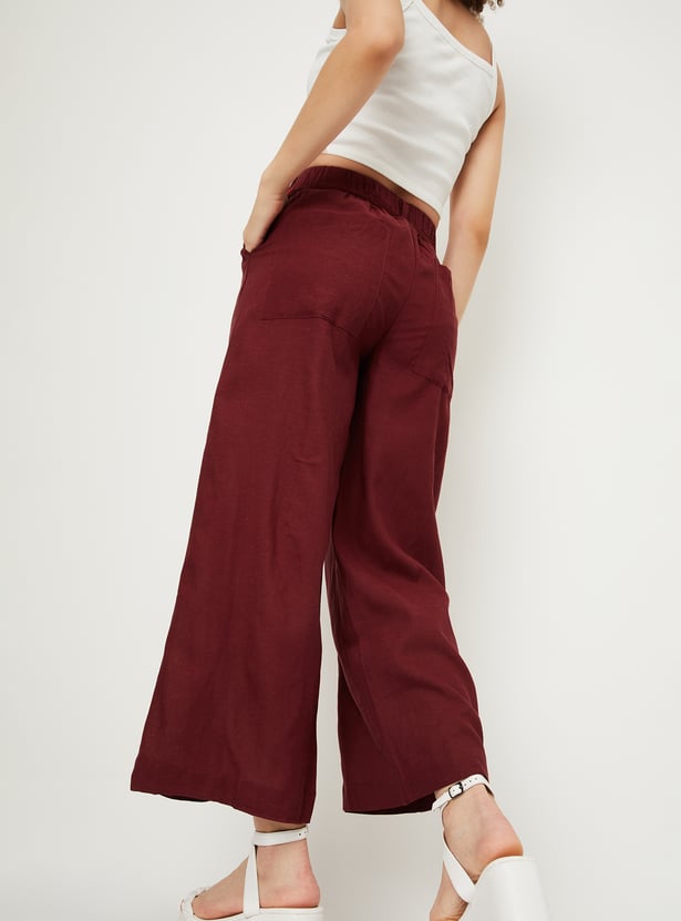 Kalki x Max Women Solid Palazzos