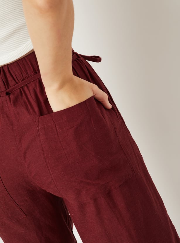 Kalki x Max Women Solid Palazzos