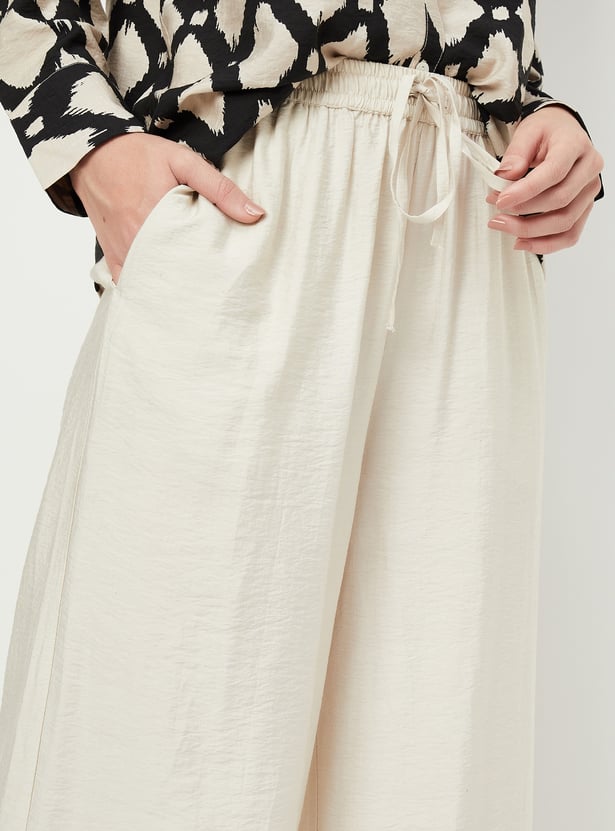 Kalki x Max Women Solid Palazzos