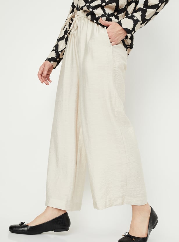 Kalki x Max Women Solid Palazzos