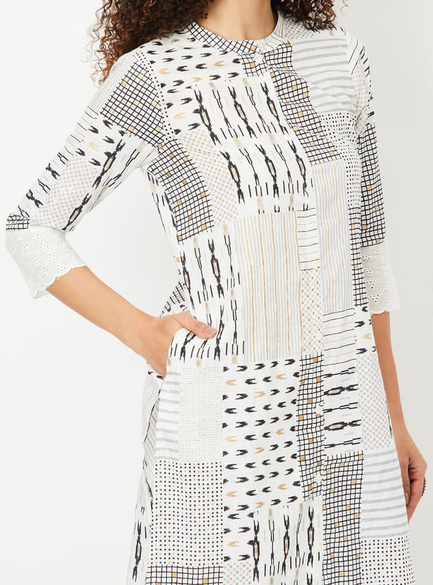 Women Printed Straight Kurta Set