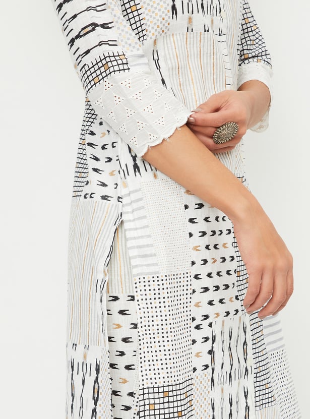 Women Printed Straight Kurta Set