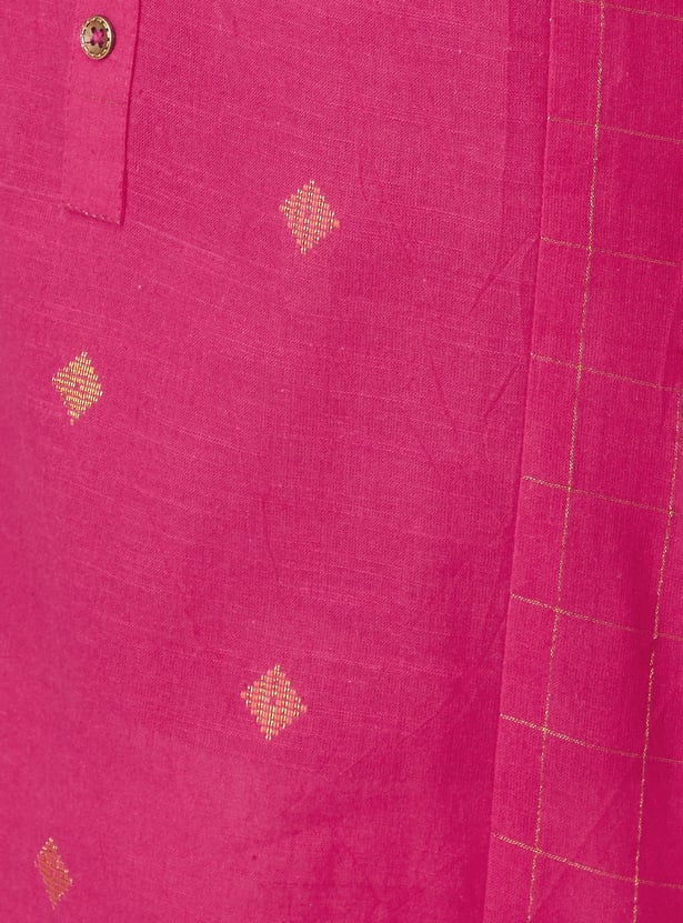 Women Embroidered Straight Kurta