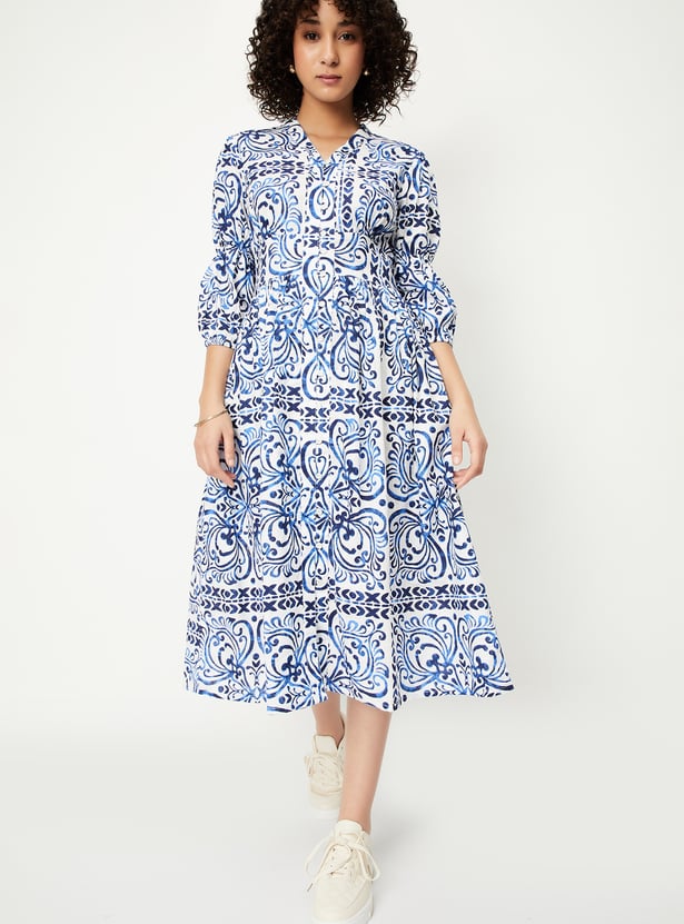 Kalki x Max Women Printed A-Line Dress