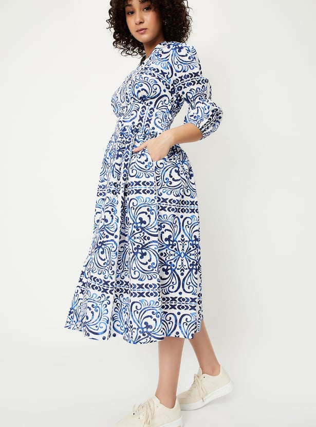 Kalki x Max Women Printed A-Line Dress