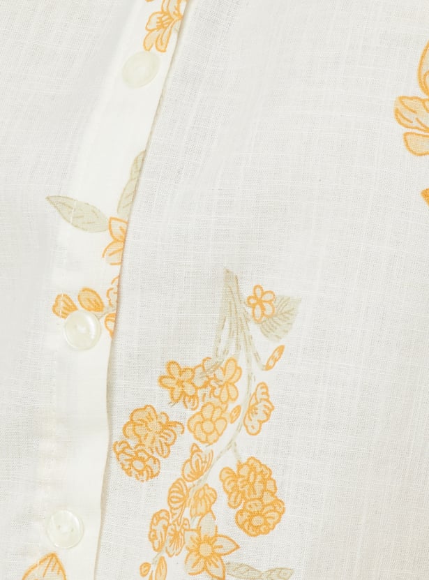 Women Floral Print Straight Kurta Set