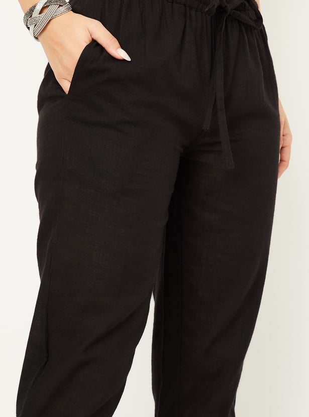 Women Embroidered Straight Pants