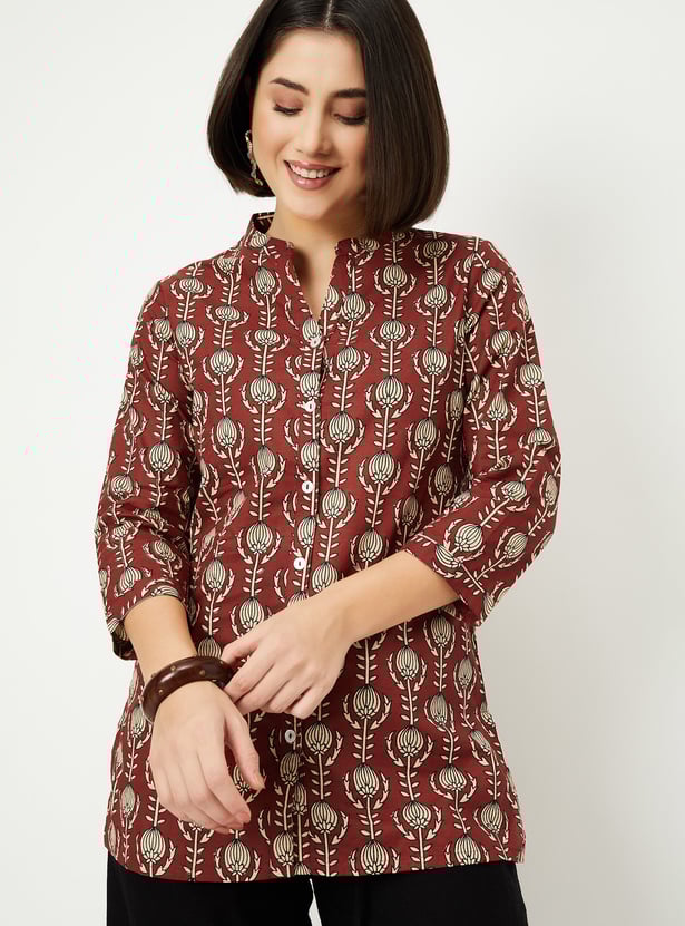 Women Printed Short Kurti