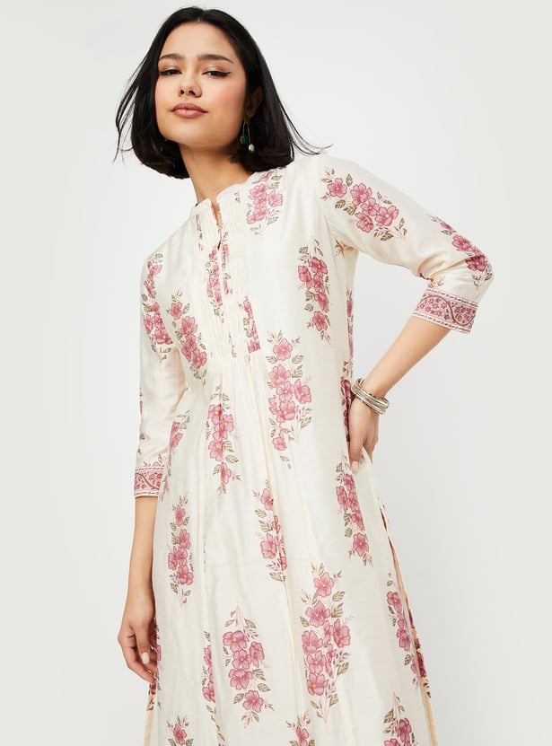 Women Printed Straight Kurta Set