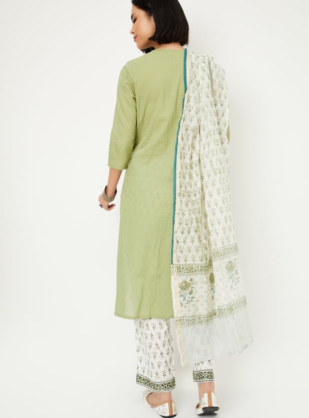 Women Printed Straight Kurta Set