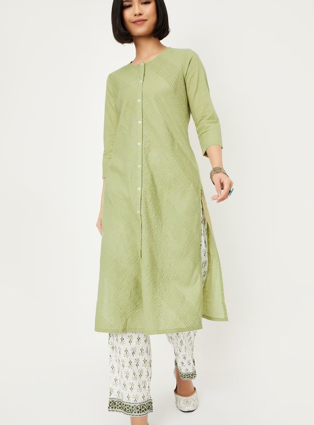Women Printed Straight Kurta Set