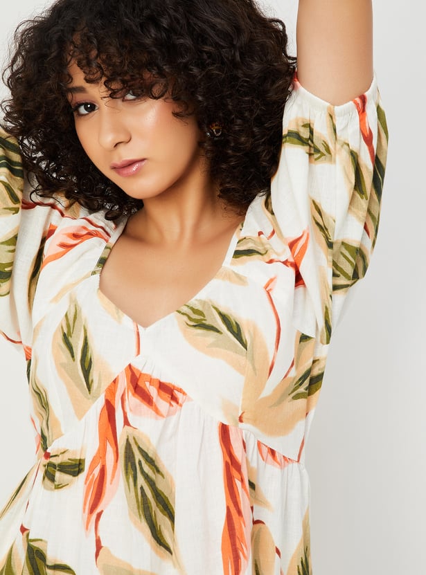 Kalki x Max Women Floral Print Tiered Dress