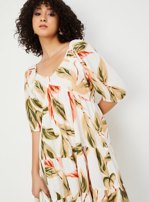 Kalki x Max Women Floral Print Tiered Dress